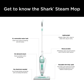 Shark S1000 Steam Mop - Lightweight & Efficient Cleaning