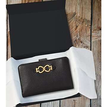 Elegant Black Gift Boxes with Magnetic Closure - 5 Pack