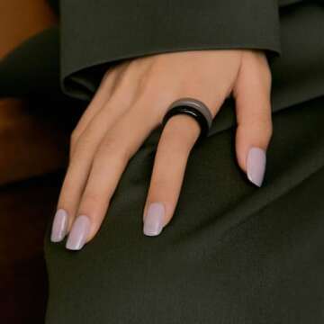 ohora Semi Cured Gel Nail Strips (N Cream Lavender) - Purple, Solid, Works with Any UV/LED Lamps, Sa...