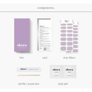 ohora Semi Cured Gel Nail Strips for Salon-Quality Nails