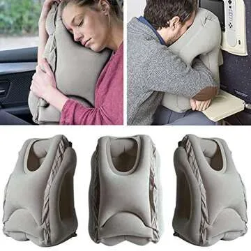 Betus Dreamer Comfort Inflatable Travel Pillow for Airplane - Ergonomic Design & Comfortable Neck He...