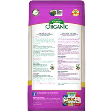 Espoma Organic Flower-Tone 3-4-5 Natural & Organic Plant Food for Blooms, 4 lb (2 Pack)
