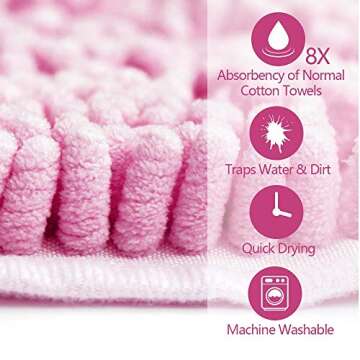 ZERLITE Dog Towel Quick-Dry Microfiber with Pockets