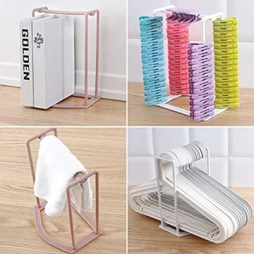 HAKDAY Hanger Stacker Organizer for Laundry Room Storage