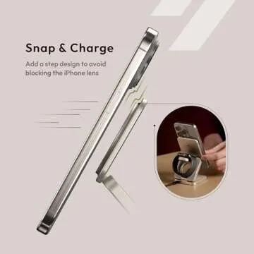 ADAM elements Qi2 Magnetic Wireless Charger/Fast Charger – Mag 3 Pro Qi2 3-in-1 Foldable Travel Fast Charging Station 15W for iPhone 12/13/14/15/16 Series, Apple Watch & AirPods Series (Gray)