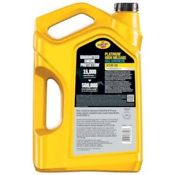 Pennzoil Platinum High Mileage Full Synthetic 5W-30 Motor Oil - 5 Quart