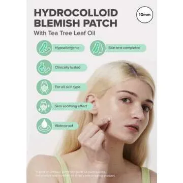 I DEW CARE Hydrocolloid Acne Pimple Patch - Timeout Blemish Original | Korean Zit Dark Spot Patches for Face and Skin, Pus absorbing with Tea Tree Oil, Facial Stickers, 36 Count