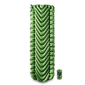 Klymit Static V Inflatable Sleeping Pad for Camping, Lightweight Hiking and Backpacking Air Bed