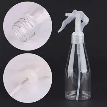 driew Plant Spray Bottle 2 Pack 200ml, Plant Mister Spray Bottle Squirt Bottle Plastic Spray Bottles for Outdoor Indoor House Garden Plants