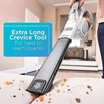 BLACK+DECKER Handheld Cordless Vacuum for Efficient Cleaning