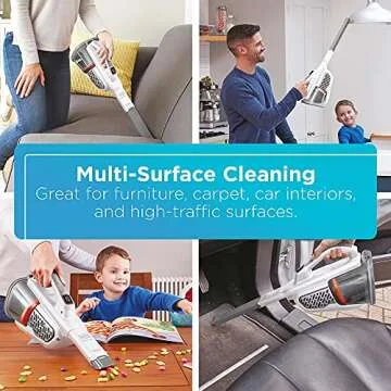 BLACK+DECKER Handheld Cordless Vacuum for Efficient Cleaning