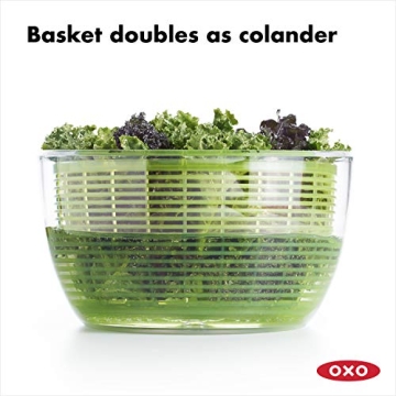 OXO Good Grips Large Salad Spinner - Perfect for Fresh Salads