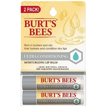 Burt's Bees Lip Balm Stocking Stuffers, Moisturizing Lip Care Christmas Gifts for All Day Hydration,...