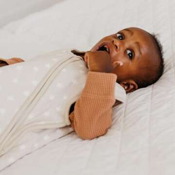 Copper Pearl Sleep Sack: Warm and Cozy Baby Bag in a Variety of Trendy Designs, Safe Alternative to Blankets, Sleeveless Baby Sleep Sack Swaddle Sizes Newborn to 24 Months - Twinkle