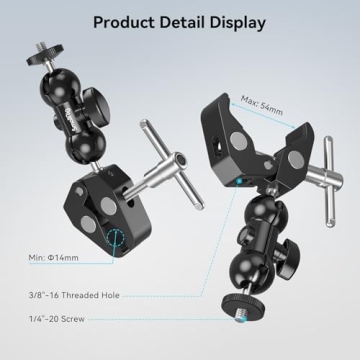 SMALLRIG Super Camera Clamp Mount Versatile and Sturdy