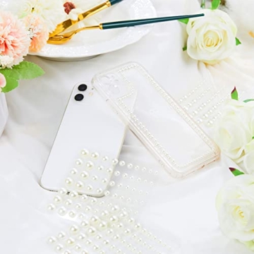 Outus 700 Self Adhesive Pearl Stickers for Hair and Crafts