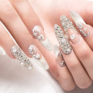 Outus 700 Self Adhesive Pearl Stickers for Hair and Crafts