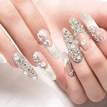 Outus 700 Self Adhesive Pearl Stickers for Hair and Crafts