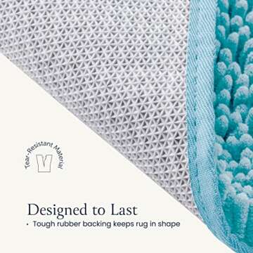 BELADOR Bathroom Rugs Sets 2 Piece - Plush Bath Mat Set Quick-Dry Soft Chenille Bathroom Mat with Rubber Backing, Absorbent Bathroom Rug Set, Washable Bath Rugs for Bathroom- Bath Mats 24x17 + 30x20