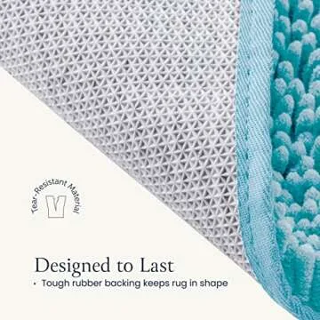 BELADOR Bathroom Rugs Sets 2 Piece - Plush Bath Mat Set Quick-Dry Soft Chenille Bathroom Mat with Rubber Backing, Absorbent Bathroom Rug Set, Washable Bath Rugs for Bathroom- Bath Mats 24x17 + 30x20