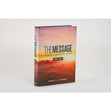 The Message Large Print (Hardcover): The Bible in Contemporary Language