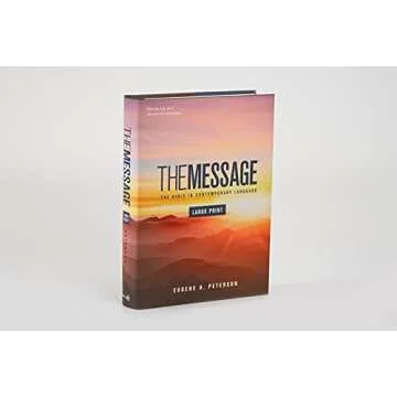 The Message Large Print (Hardcover): The Bible in Contemporary Language