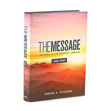 The Message Large Print (Hardcover): The Bible in Contemporary Language