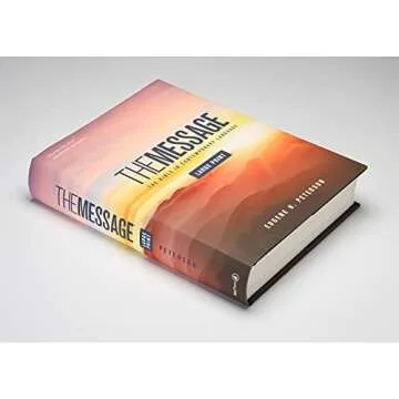 The Message Large Print (Hardcover): The Bible in Contemporary Language