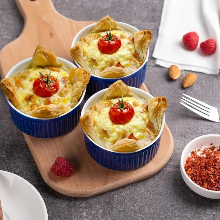 Delling 12 Oz Porcelain Ramekins - 6 Pack