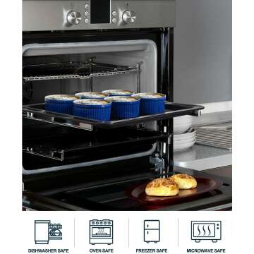 Delling 12 Oz Porcelain Ramekins - 6 Pack