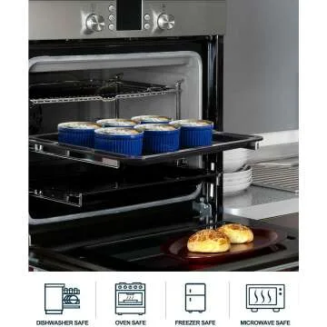 Delling 12 Oz Porcelain Ramekins - 6 Pack