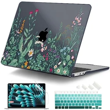 DONGKE MacBook Air 15.3 inch Case – Vibrant & Durable Protection with Extras for 2022-2024