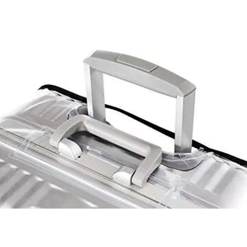 Myasrelae Luggage Protector Suitcase Cover PVC Waterproof Travel Suitcase Fits Most 20" to 30"(20") (20" (13.8" L x 9.1" W x 20.9" H))