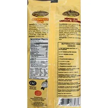 King David Vegan Butterscotch Chips Non-dairy Lactose Free