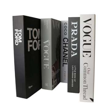 Chic Faux Book Set for Modern Home Décor