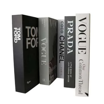 Chic Faux Book Set for Modern Home Décor