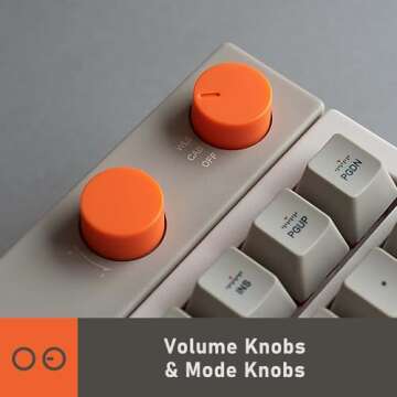 LOFREE Block Wireless Mechanical Keyboard, 98 Keys Rechargeable Hot-swappable Keyboards with 3 Types...