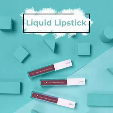 Ofra Charmed Liquid Lipstick - Pink Matte with Mauve Undertones - Long Lasting, Soft Creamy Formula