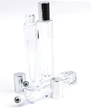 Luxury 10 ml Square Gold Bottles for Essential Oils