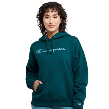 Champion Women's Loose-Fit Pullover Hoodie - Powerblend Fleece Sweatshirt