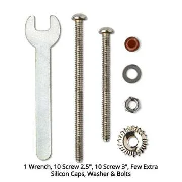 KnobKnob Set of 12 Handmade Ceramic Knobs | 3 Colour Design Ceramic Cabinet Knobs | Drawer Pulls for Home, Kitchen, Bathroom or Office | Drawer Knobs Come with Wrench, Screw Cap & Extra Screws (Black)