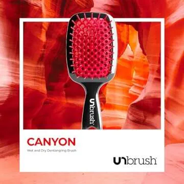 FHI HEAT Unbrush, Red - Detangling Hair Brush Red