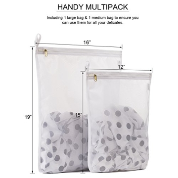 TENRAI Delicates Laundry Bags for Lingerie & Fine Clothing