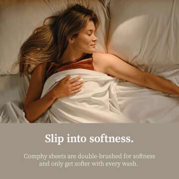 Coop Home Goods Comphy SoftSpa Bed Sheet Set of 4 Pieces, Dove Grey Queen, Super Soft Queen Sheets, Flat and Fitted, Luxury Spa and Hotel Quality Bed Sheets and Pillowcase Set
