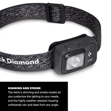 BLACK DIAMOND Astro 300 LED Headlamp, Dimmable & Rainproof