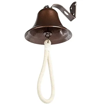 WMM Copper Hanging Dinner Bell - Rustic Charm for Home