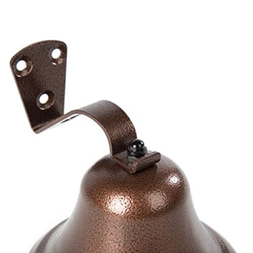 WMM Copper Hanging Dinner Bell - Rustic Charm for Home