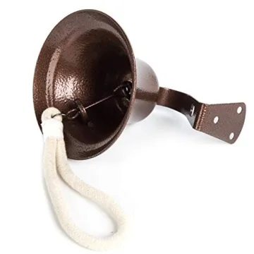 WMM Copper Hanging Dinner Bell - Rustic Charm for Home