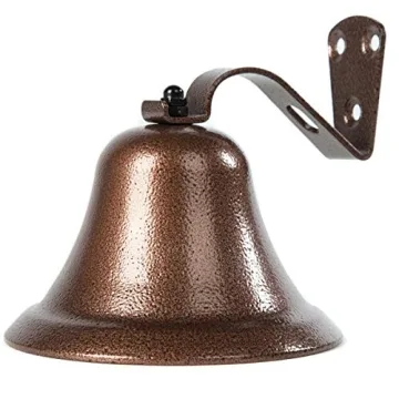 WMM Copper Hanging Dinner Bell - Rustic Charm for Home