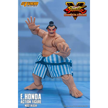 Storm Collectibles - Street Fighter V - E. Honda (Nostalgia Costume), 1/12 Action Figure